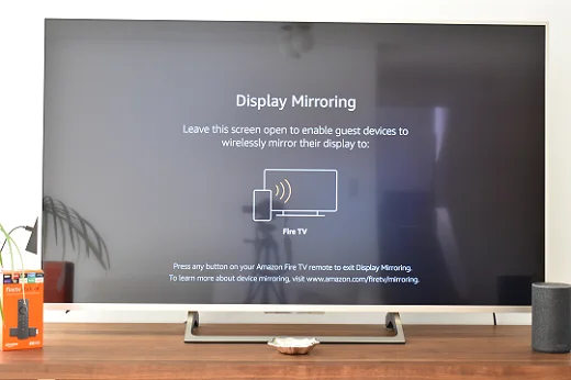  Display Mirroring screen on Fire TV
