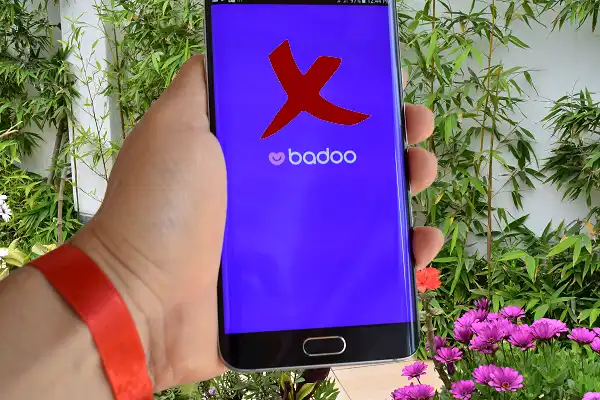 Badoo interface on an Android phone
