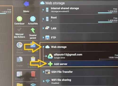 Option to access Google Drive on Smart TV
