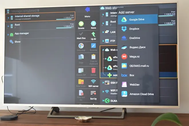 Access to Google Drive on Android Smart TV